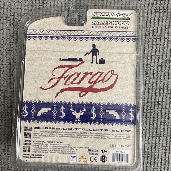 Greenlight Hollywood Fargo 1978 Ford F-150 Ranger XLT Series 35 Target Red Chase - Picture 5 of 5